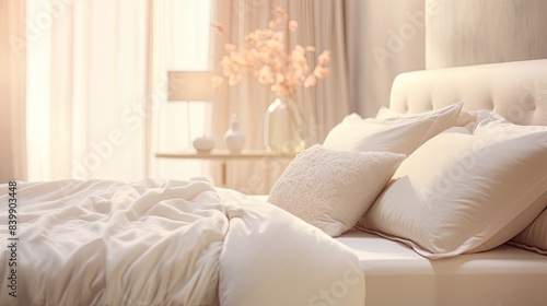 bedroom blurred interior design graphic © vectorwin
