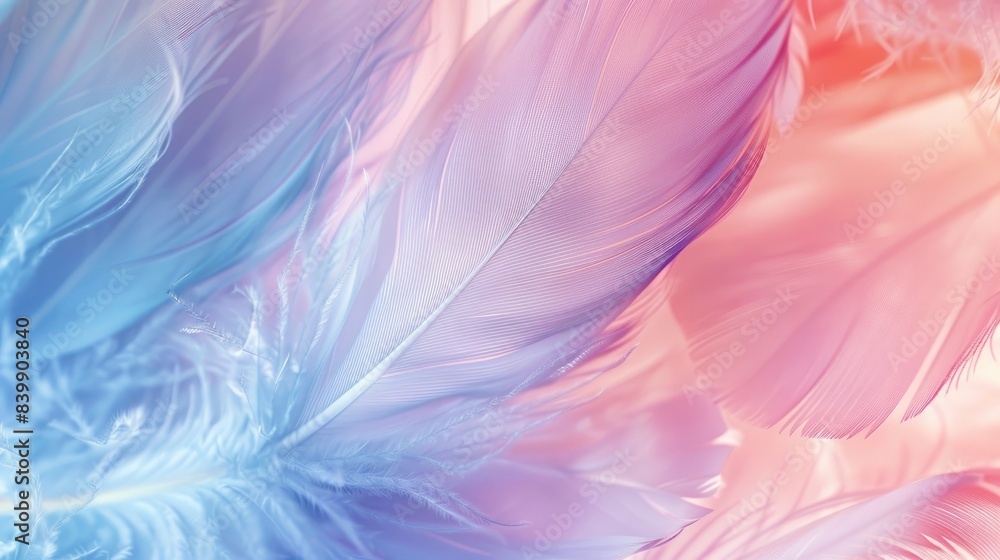 pastel colour feather abstract background, generative ai pastel colour feather abstract background, generative ai