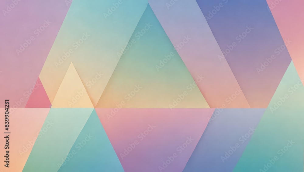 Abstract Geometric Background with Pastel Colors Abstract Geometric Background with Pastel Colors