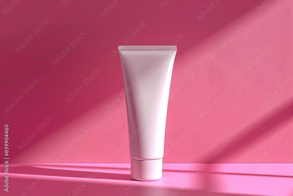 mockup tube bottle for skin care cosmetic : Generative AI mockup tube bottle for skin care cosmetic : Generative AI