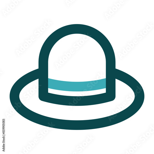 strawhat icon for illustration