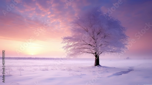 atmosphere purple winter