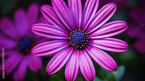 bloom purple daisy