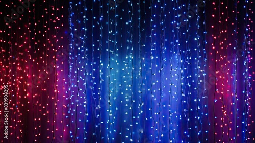 waterfall christmas lights pattern