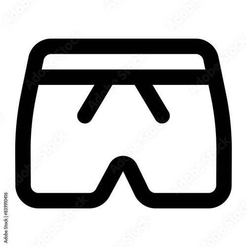 swim shorts icon for illustration