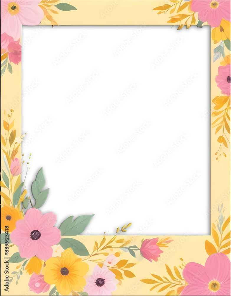 Obraz premium Photocall colorful frame photo