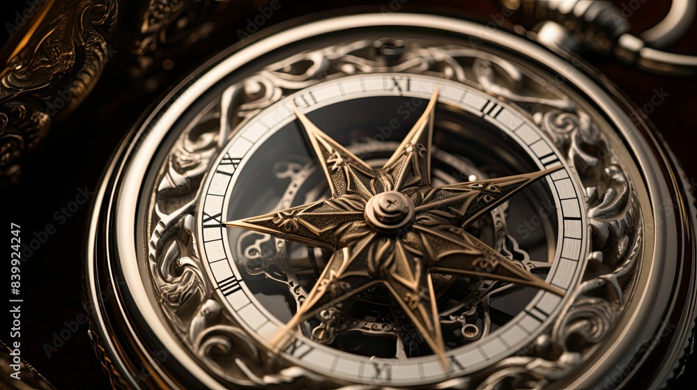 Obraz premium closeup star in circle