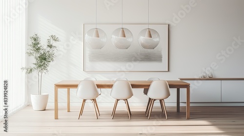 istic blurred interior design minimal photo