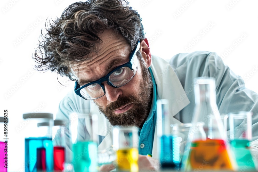 Scientist working in a laboratory Scientist working in a laboratory