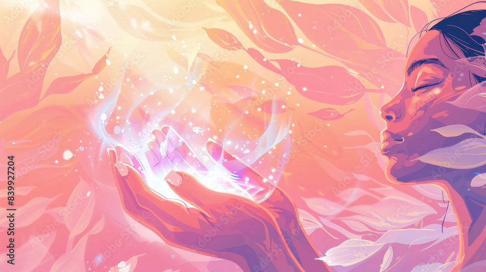 Serene Self-care: Tranquil Hands Embracing Wellness Through Mindfulness and Balance Serene Self-care: Tranquil Hands Embracing Wellness Through Mindfulness and Balance