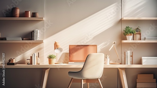 desk blurred interior design samples © vectorwin