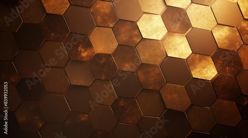 geometric background brown gold