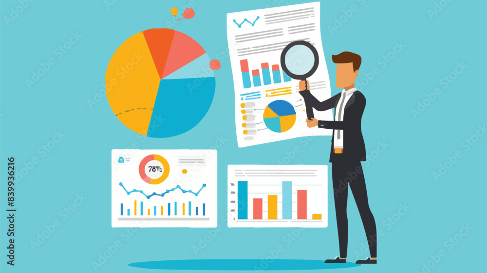 Market research, marketing or advertising survey to launch products, competitors research or social media report marketing report concept, business people look at magnified market data chart. Market research, marketing or advertising survey to launch products, competitors research or social media report marketing report concept, business people look at magnified market data chart.