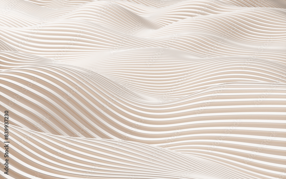 Golden abstract curve background, 3d rendering. Golden abstract curve background, 3d rendering.