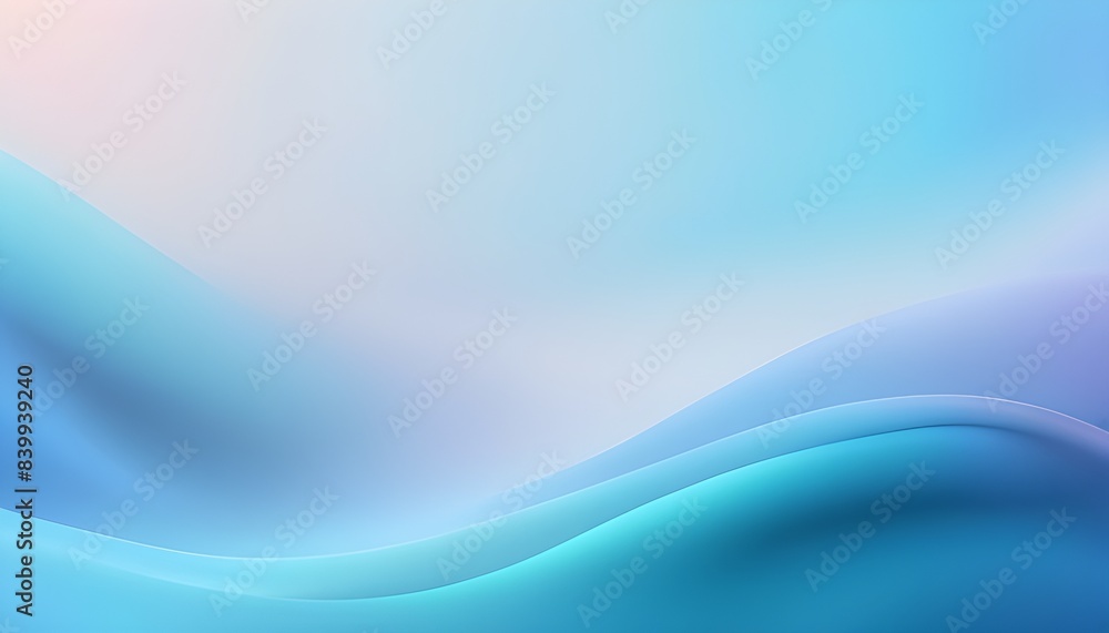 Fototapeta premium Tranquil Blue Waves