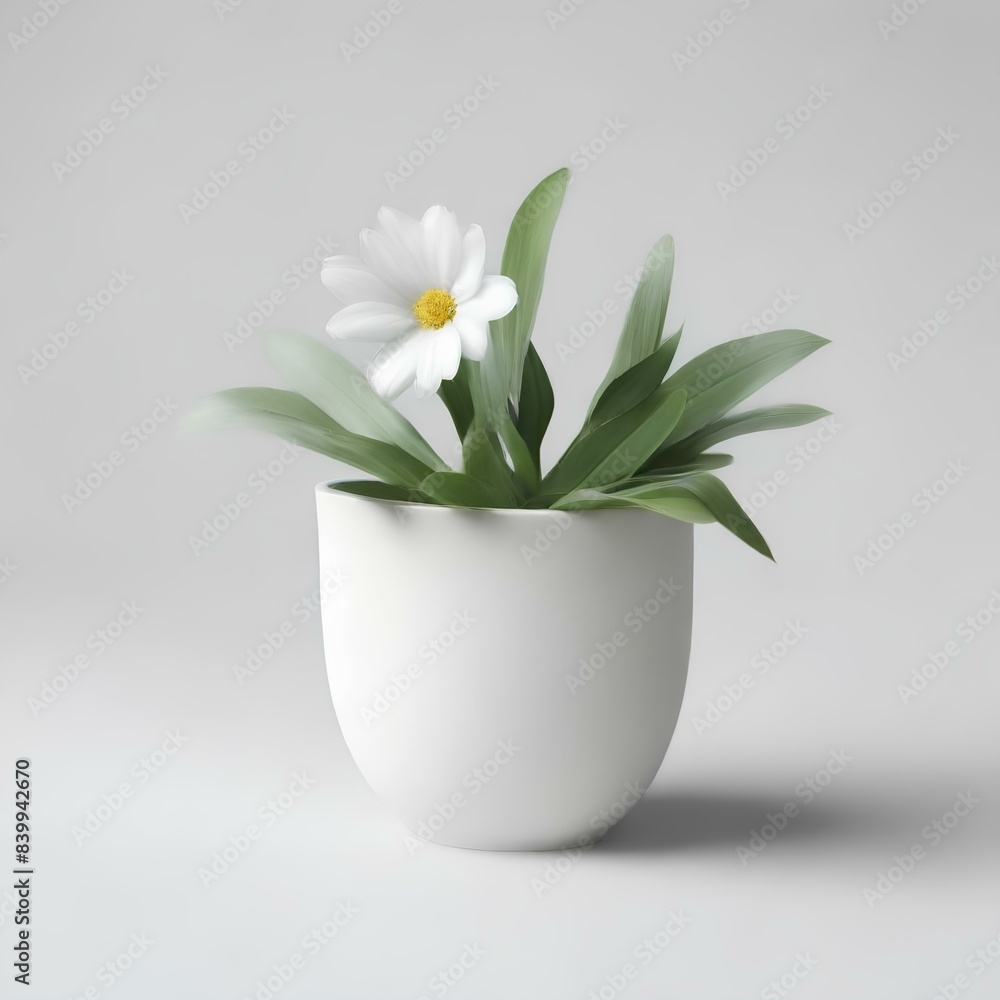 Fleur blanche sur fond blanc, simplicité Fleur blanche sur fond blanc, simplicité