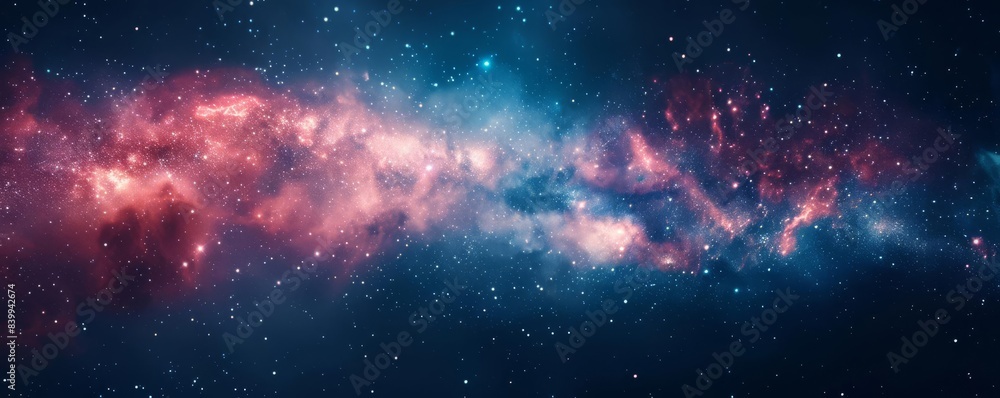 Fototapeta premium A beautiful space nebula.