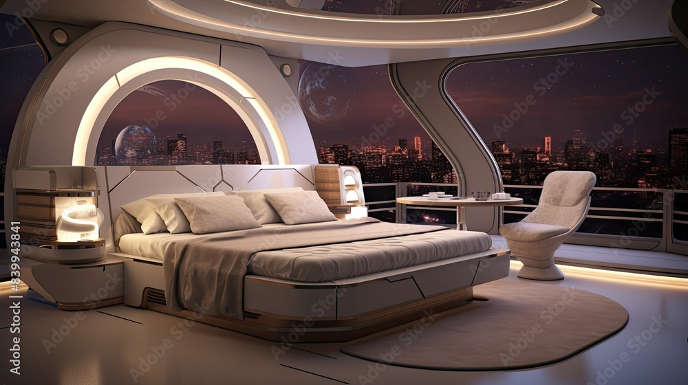 design space ship interior