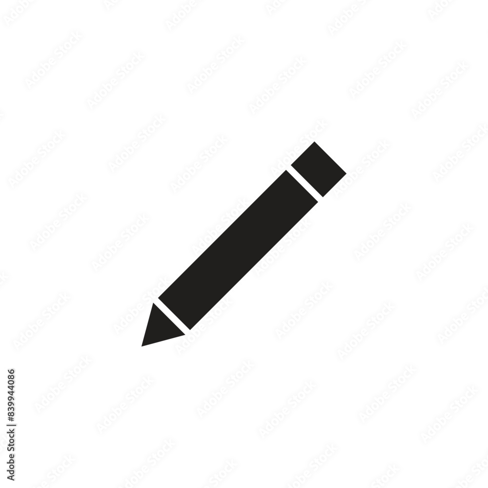 pencil flat icon for apps and websites pencil flat icon for apps and websites