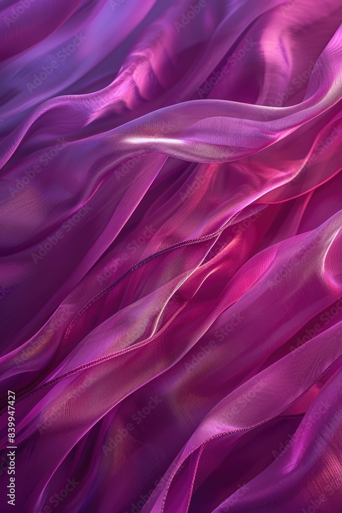 Obraz premium Purple Fabric Close Up