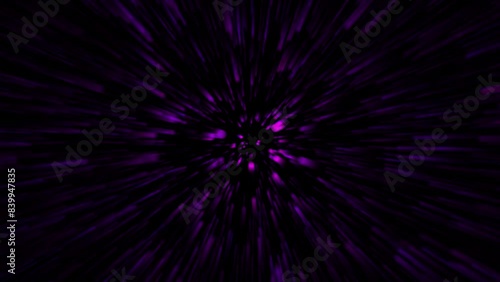 purple stars explosion motion futuristic background