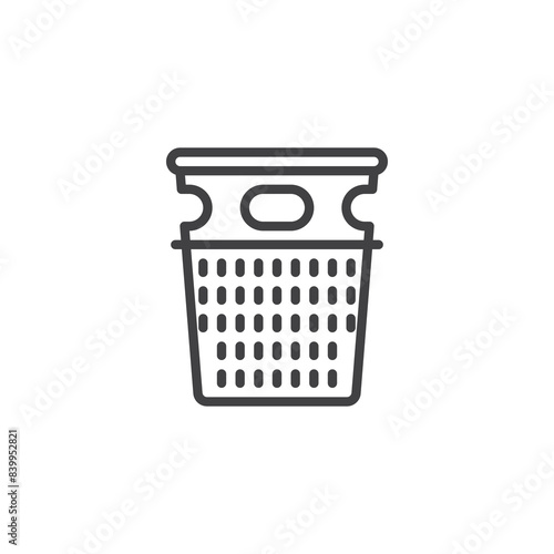 Pool Skimmer Basket line icon