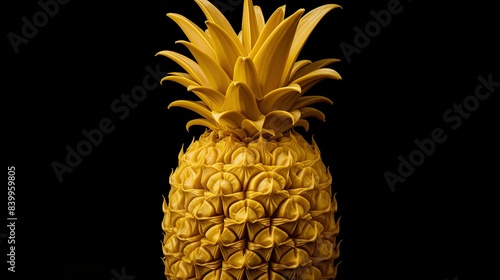 creative background pineapple fruit photo