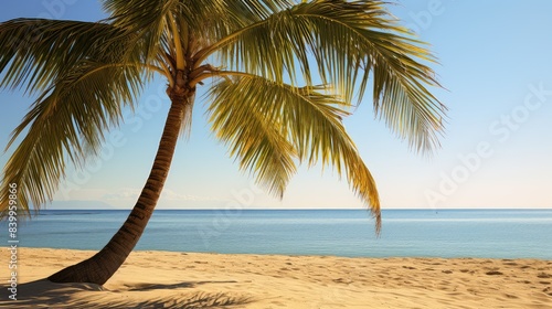 fronds palm tree sun