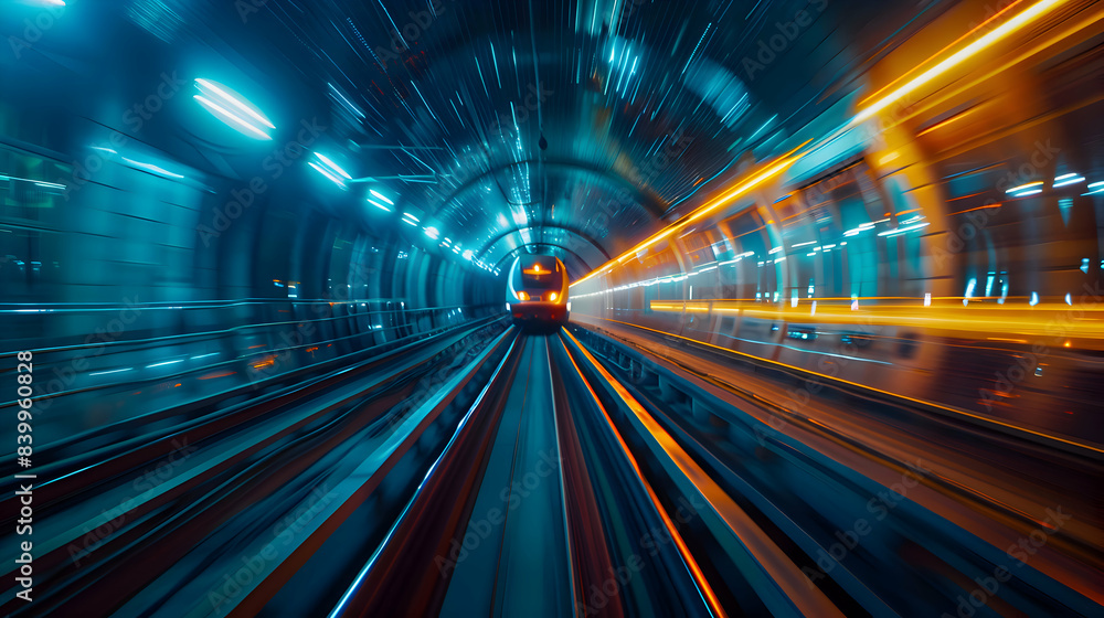 high speed train in motion on the railway station,generative ai high speed train in motion on the railway station,generative ai
