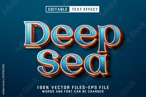 Deep Sea Editable Text Effect