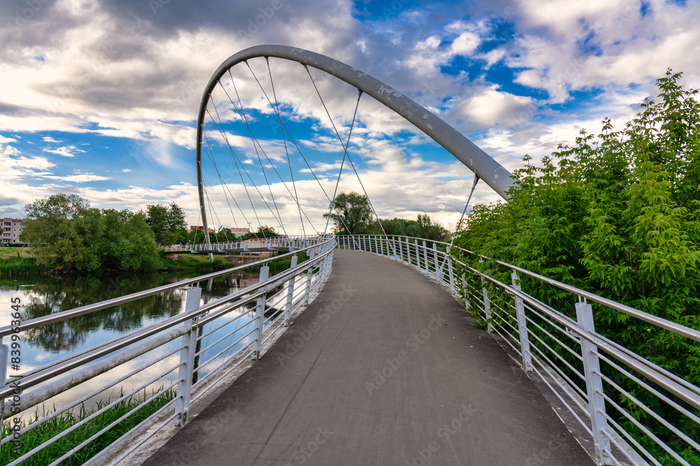 Fototapeta premium Tiergartenbrücke in Dessau