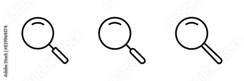 search icon set vector