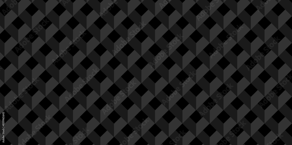 Minimal cubes geometric tile and mosaic wall grid backdrop hexagon technology wallpaper background. black and gray block cube structure backdrop grid triangle texture vintage design. Minimal cubes geometric tile and mosaic wall grid backdrop hexagon technology wallpaper background. black and gray block cube structure backdrop grid triangle texture vintage design.