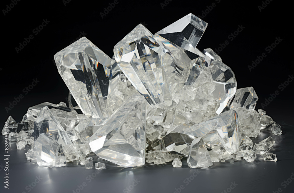 A pile of diamond jewelry texture closeup A pile of diamond jewelry texture closeup