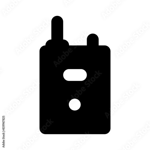 walky talky radio solid ui icon