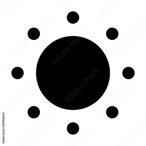 sun daylight solid ui icon