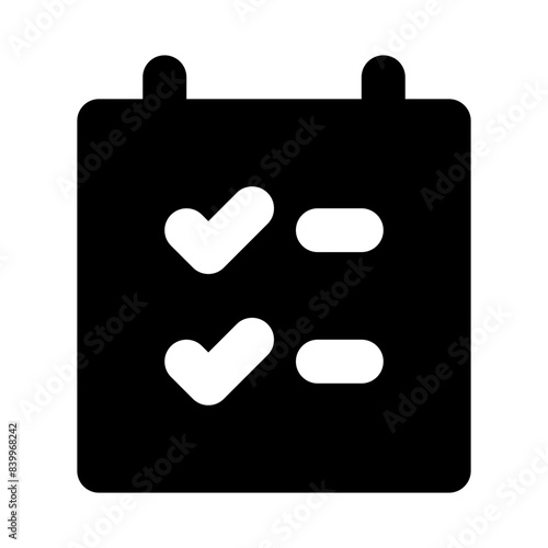 task list assignment solid ui icon