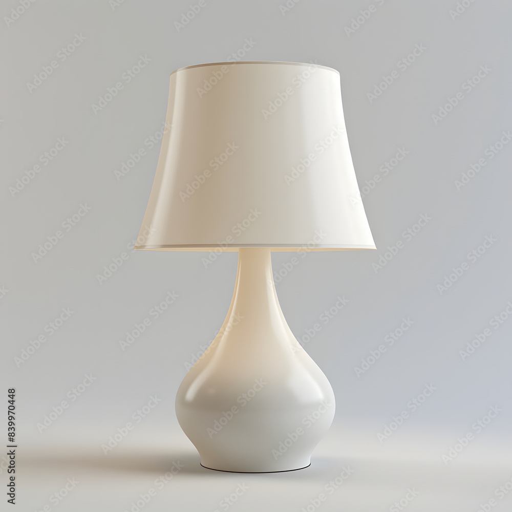 3D lamp on a white background AI generated 3D lamp on a white background AI generated