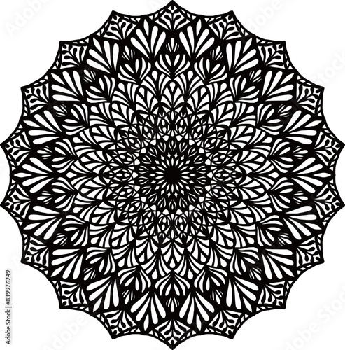Ornate Lace Mandala Clip Art . Elevate your designs with this ornate lace mandala clip art. Ideal for sophisticated wedding invitations, greeting cards, and digital designs.