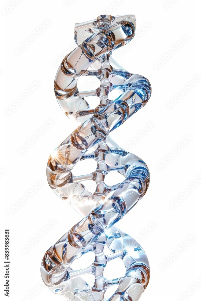 genetic research Isolated on a white background genetic research Isolated on a white background