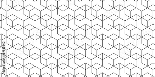 Vector pattern with hexagonal white and gray technology line paper background. Hexagonal grid tile and mosaic structure mess cell. white and gray hexagon honeycomb geometric copy space.