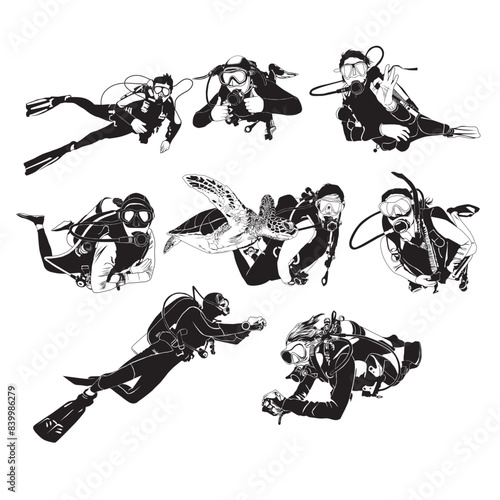 Dive in the blue ocean to enjoy the beauty of the deep sea