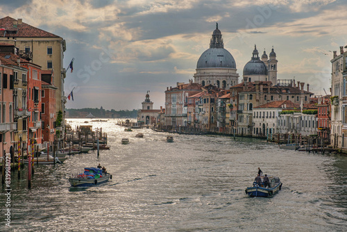 Venice, Grand canal and Santa Maria della Salute