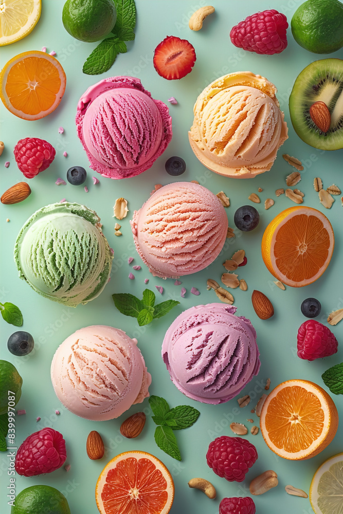 Refreshing ice cream Refreshing ice cream