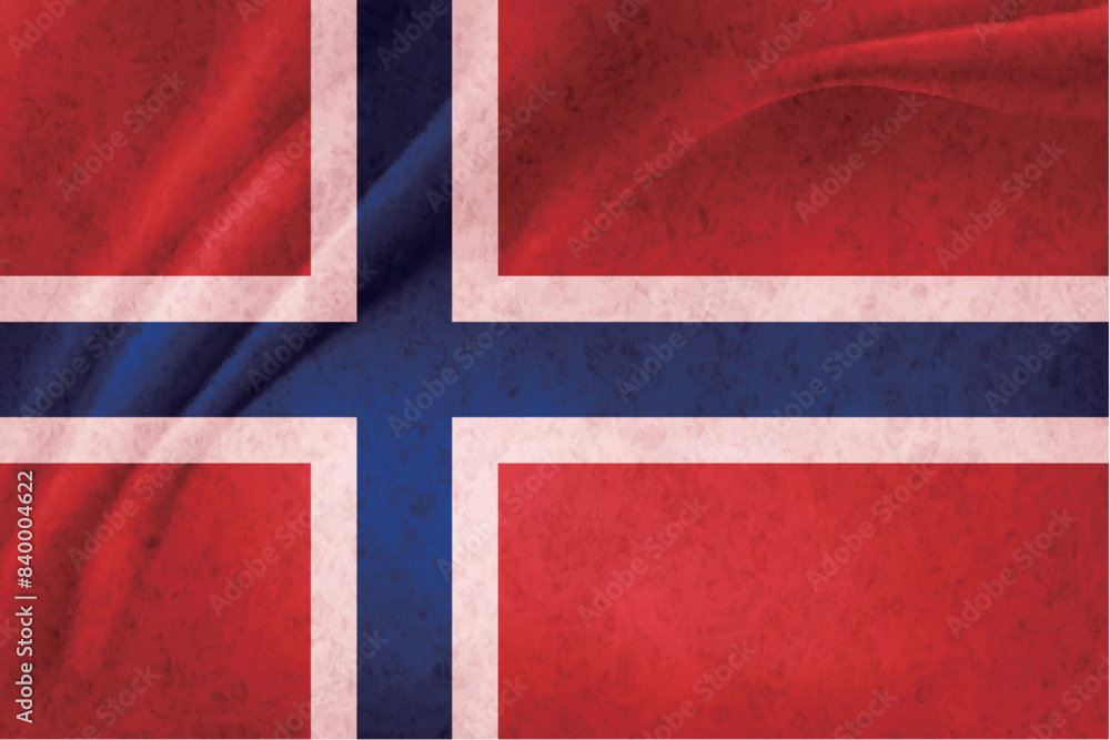 Fototapeta premium ノルウェー 国 旗 世界 背景