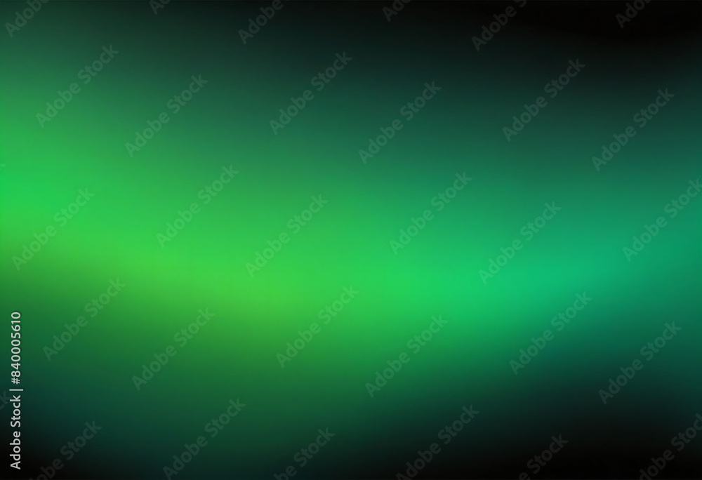 Fototapeta premium Green and black gradient background
