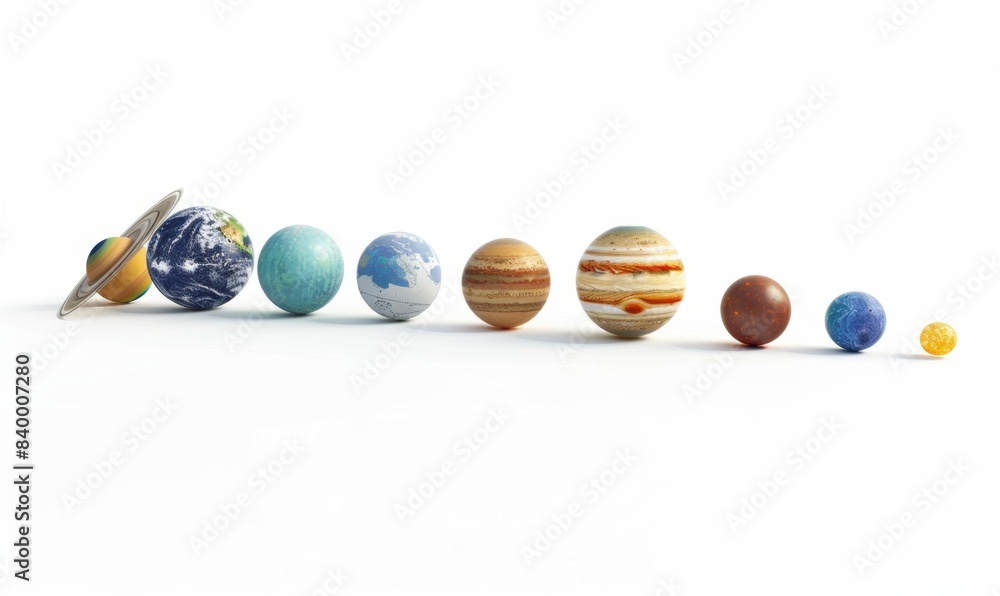 Fototapeta premium solar system diagram