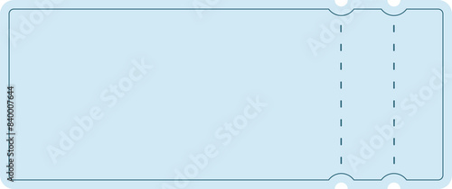 Ticket design template illustration Retro style Copy space  Text space