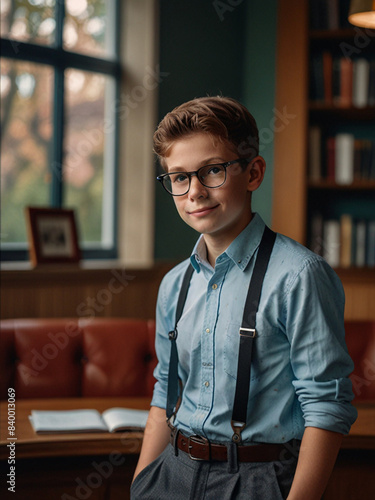 A little smart boy