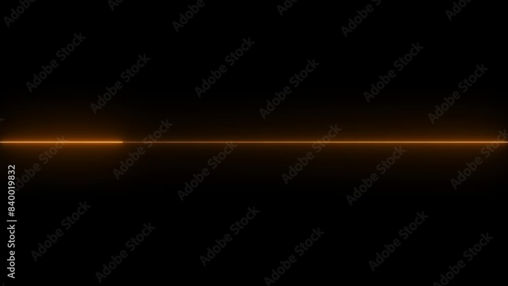 Seamless loop animation of glowing horizontal neon lines streaming across on the screen. Seamless loop animation of glowing horizontal neon lines streaming across on the screen.
